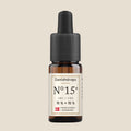 Danishdrops N°15+, CBD- og CBN-dråber 15 % + 15 % i MCT-olie, 10 ml flaske, produceret i Danmark